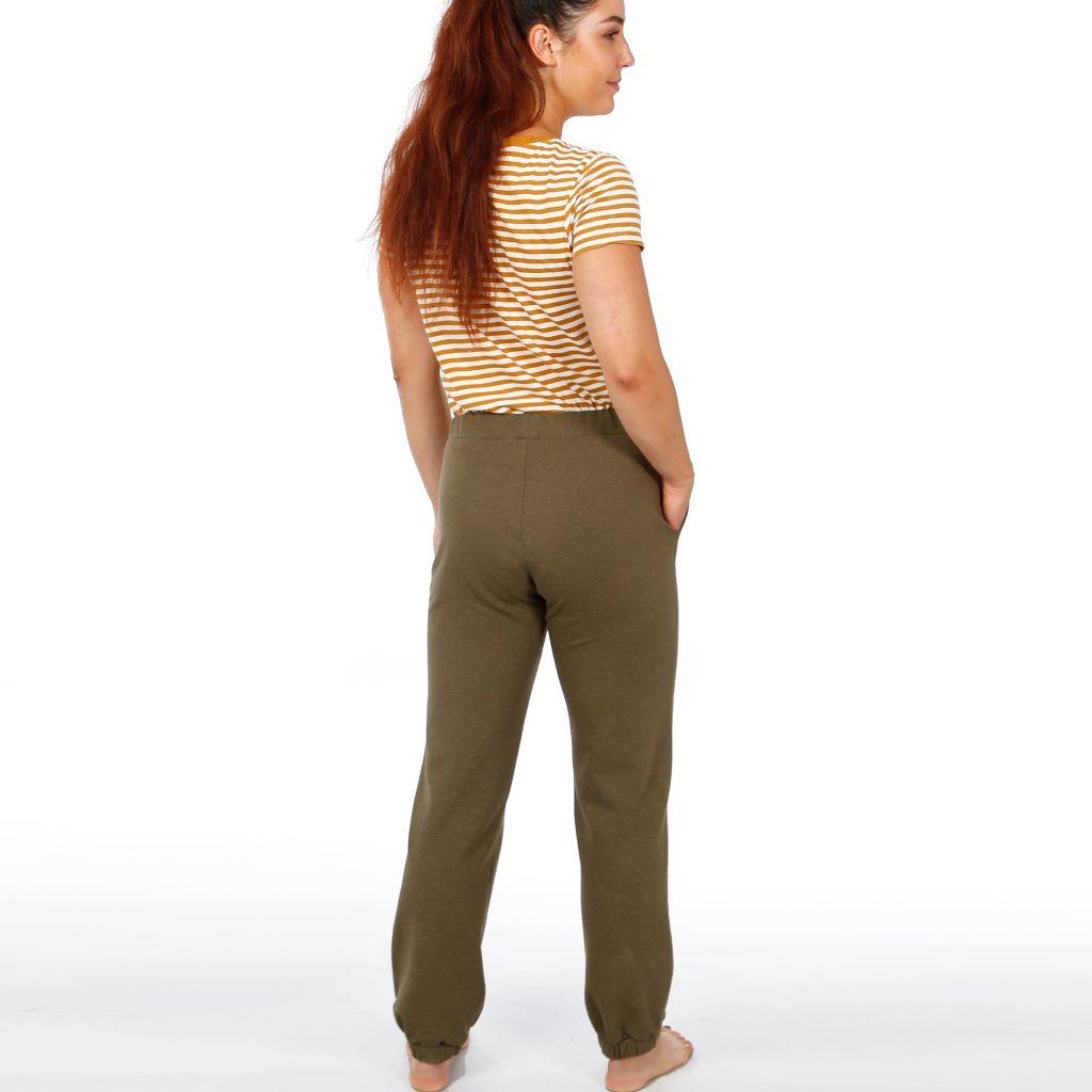 Papierschnittmuster gerade Jogginghose Frau Jojo XS-XXL